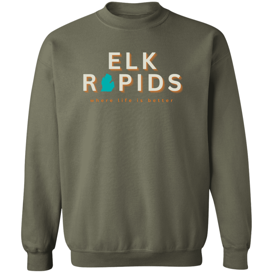 Elk Rapids ~Where Life is Better Unisex Crewneck