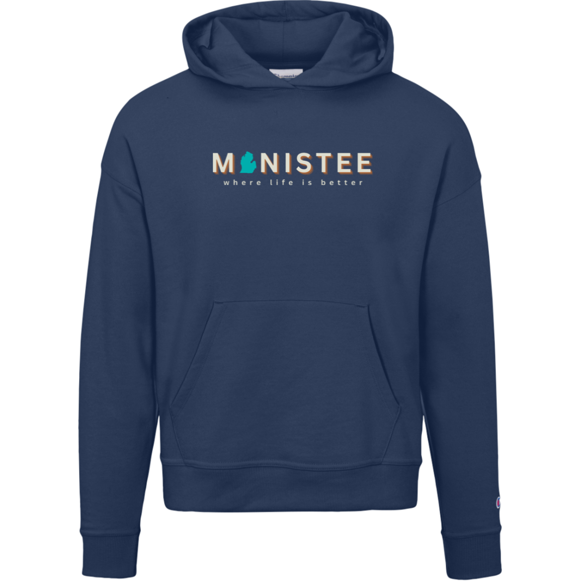 Manistee~Where Life is Better Women's Beachcomber Hoodie