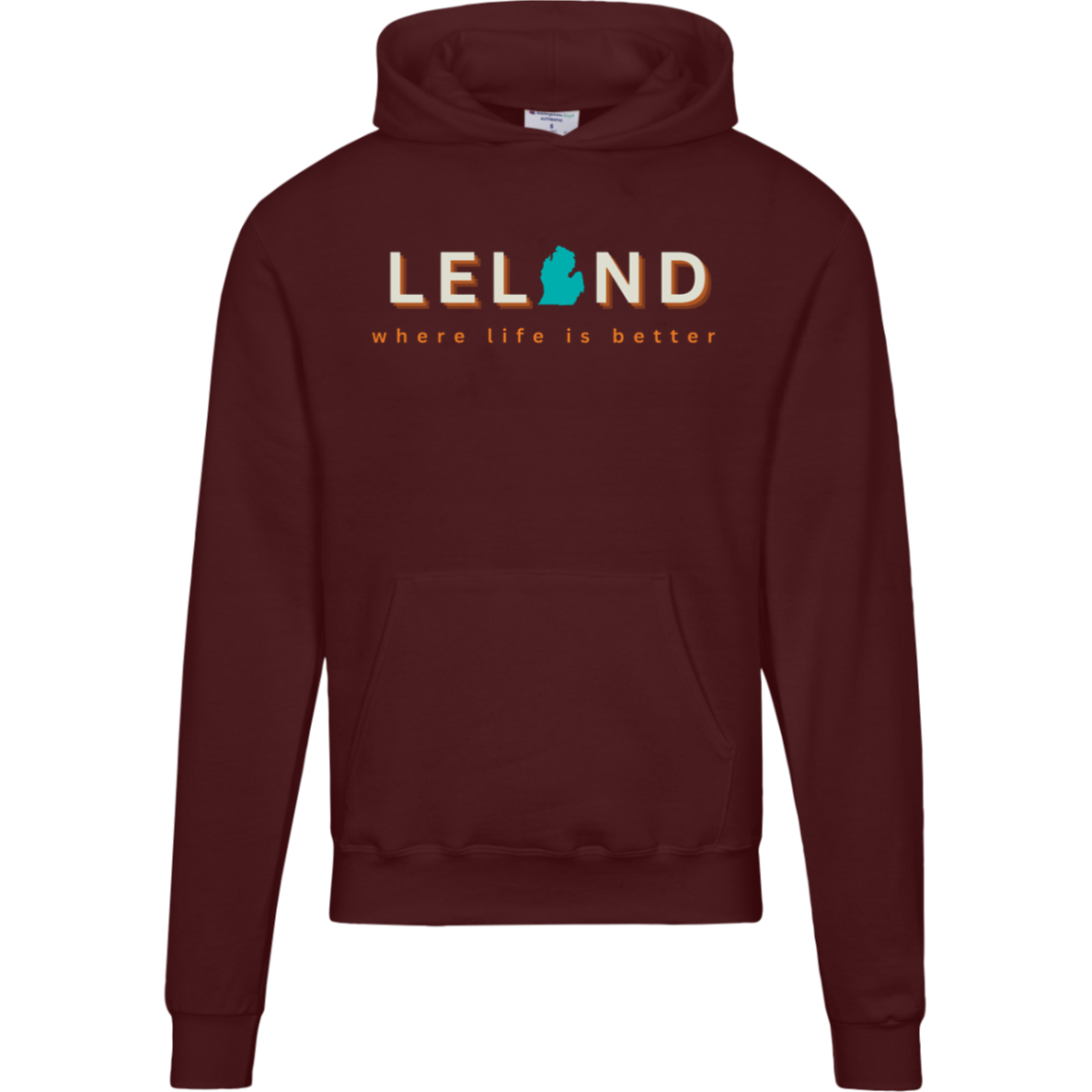 Leland~Where Life is Better Men's Beachcomber Hoodie