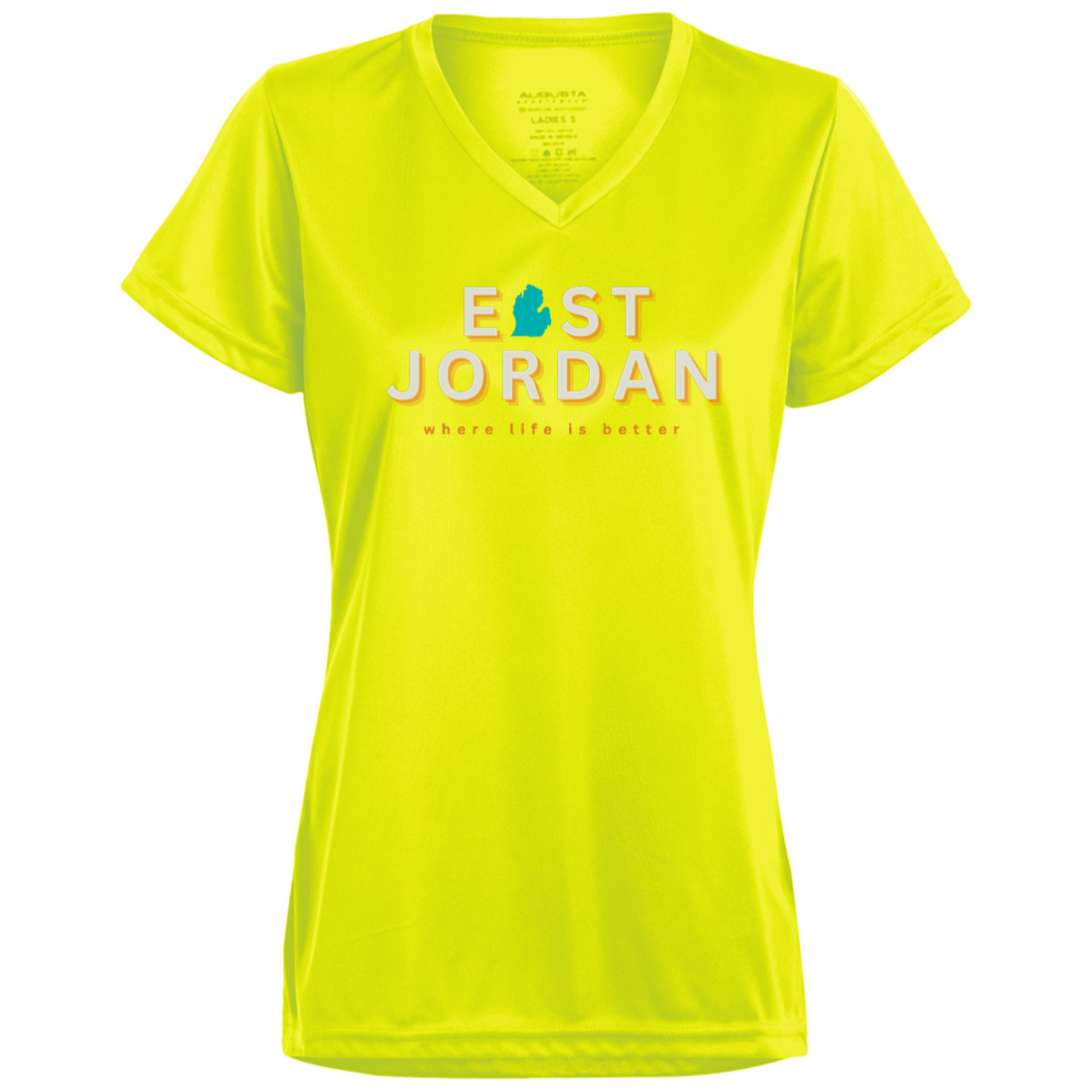 East Jordan ~Where Life is Better Ladies’ Performance Tee