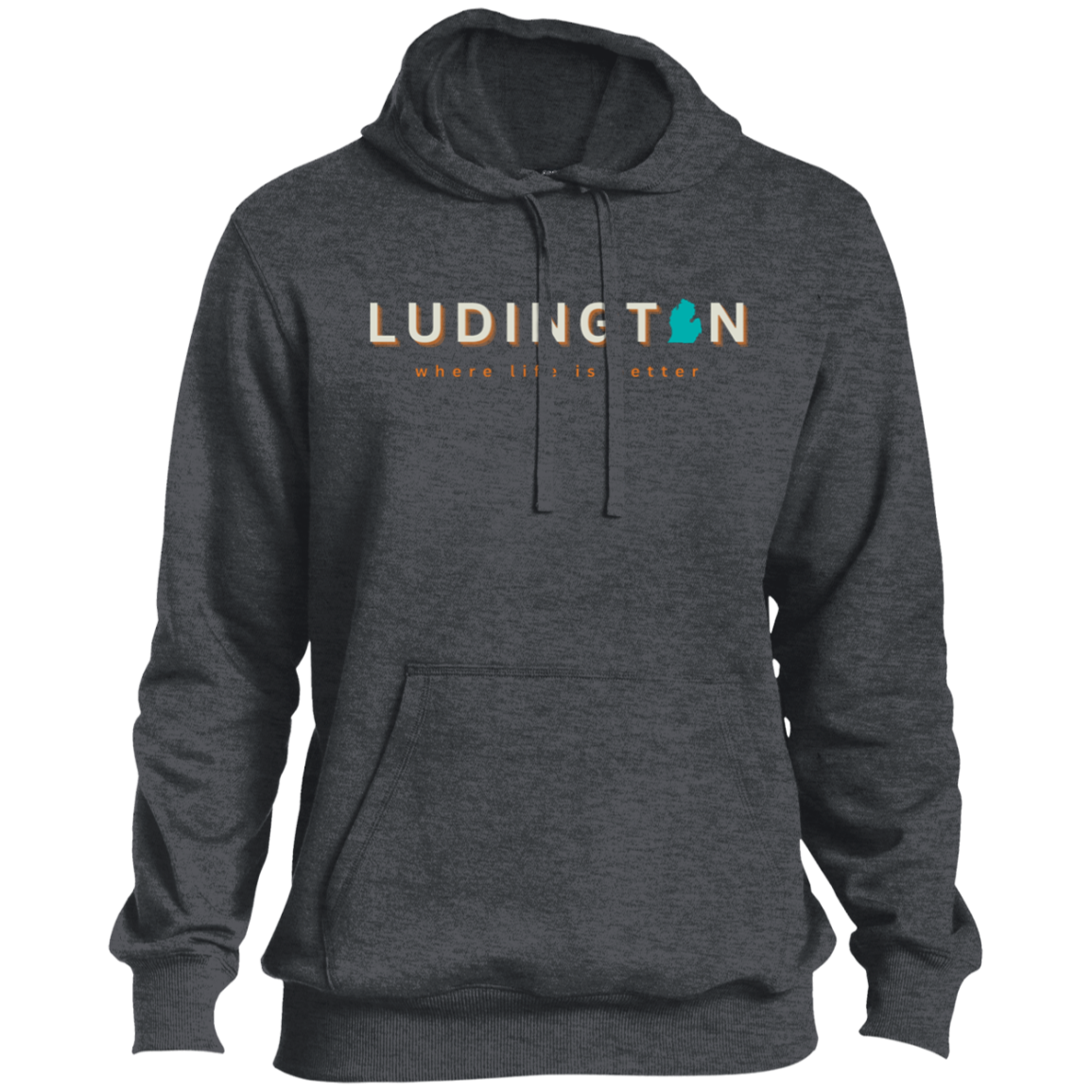 Ludington ~Where Life is Better Men's Beachcomber Hoodie