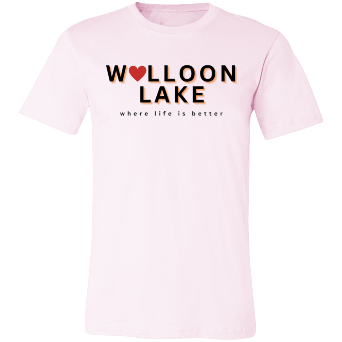 Walloon Lake ~Where Life is Better  Unisex Jersey Tee