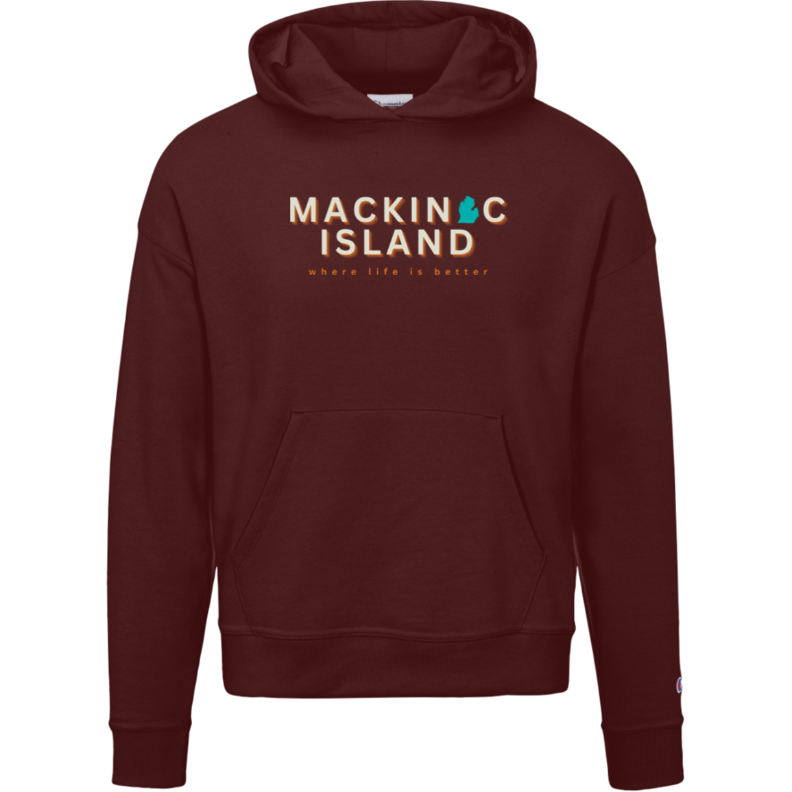 Mackinac Island~Where Life is Better Women's Beachcombe rHoodie