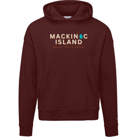 Mackinac Island~Where Life is Better Women's Beachcombe rHoodie