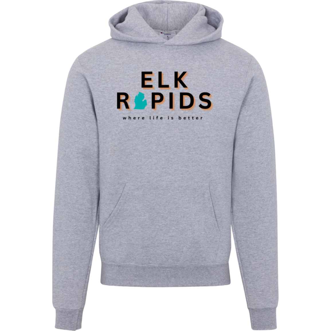 Elk Rapids~Where Life is Better Men's Beachcomber Hoodie