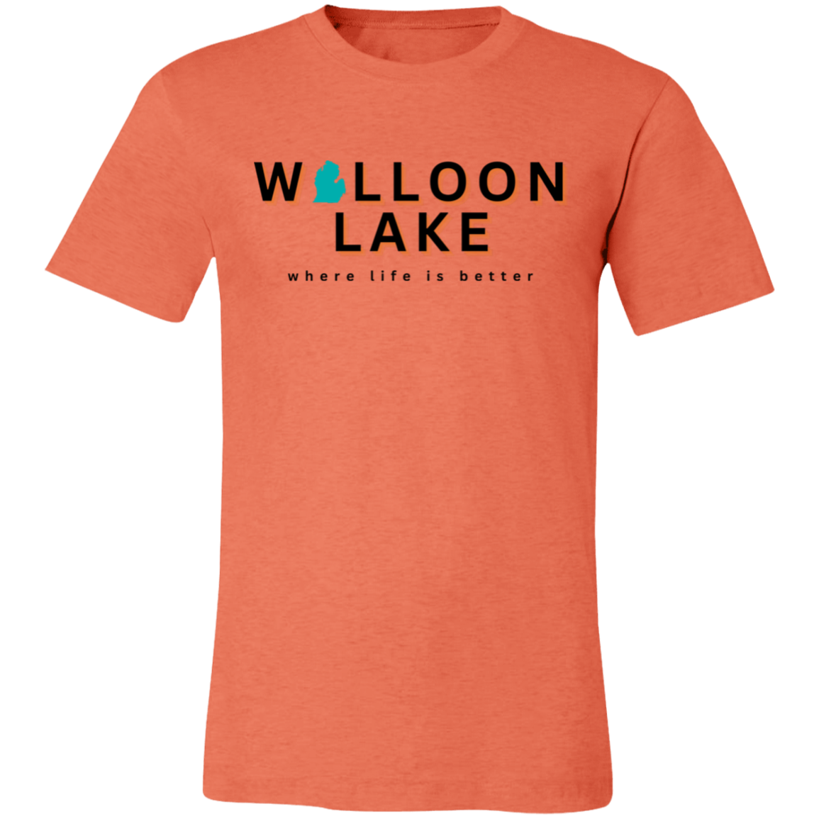 Walloon Lake ~Where Life is Better  Unisex Jersey Tee