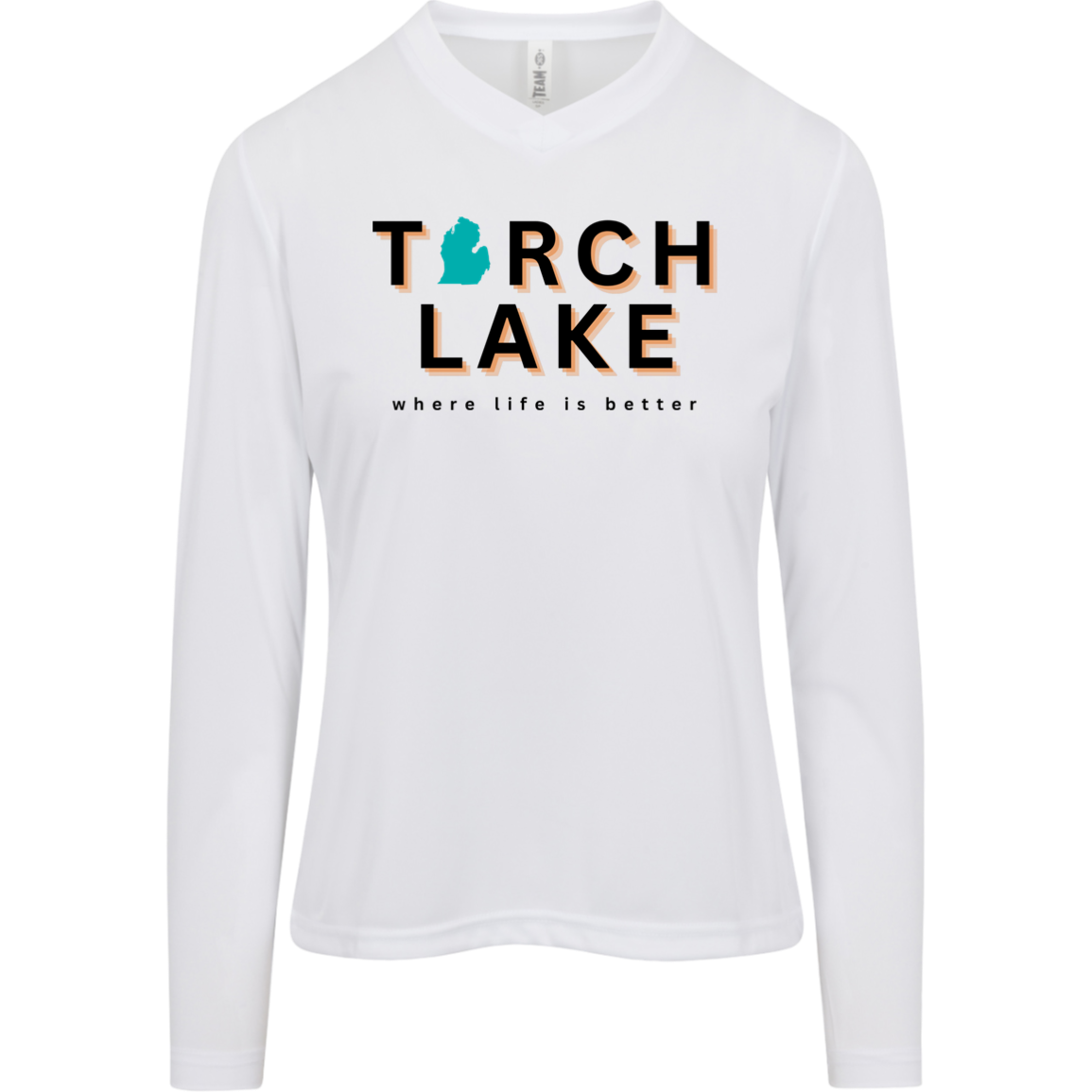 Torch Lake~Where Life is Better Women's Long Sleeve Performance Tee