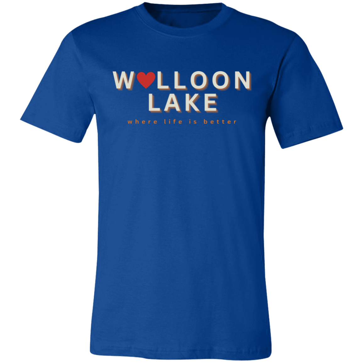 Walloon Lake ~Where Life is Better  Unisex Jersey Tee