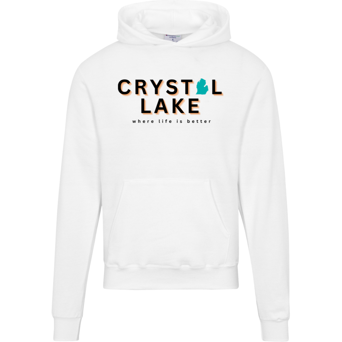 Crystal Lake~Where Life is Better Men's Beachcomber Hoodie