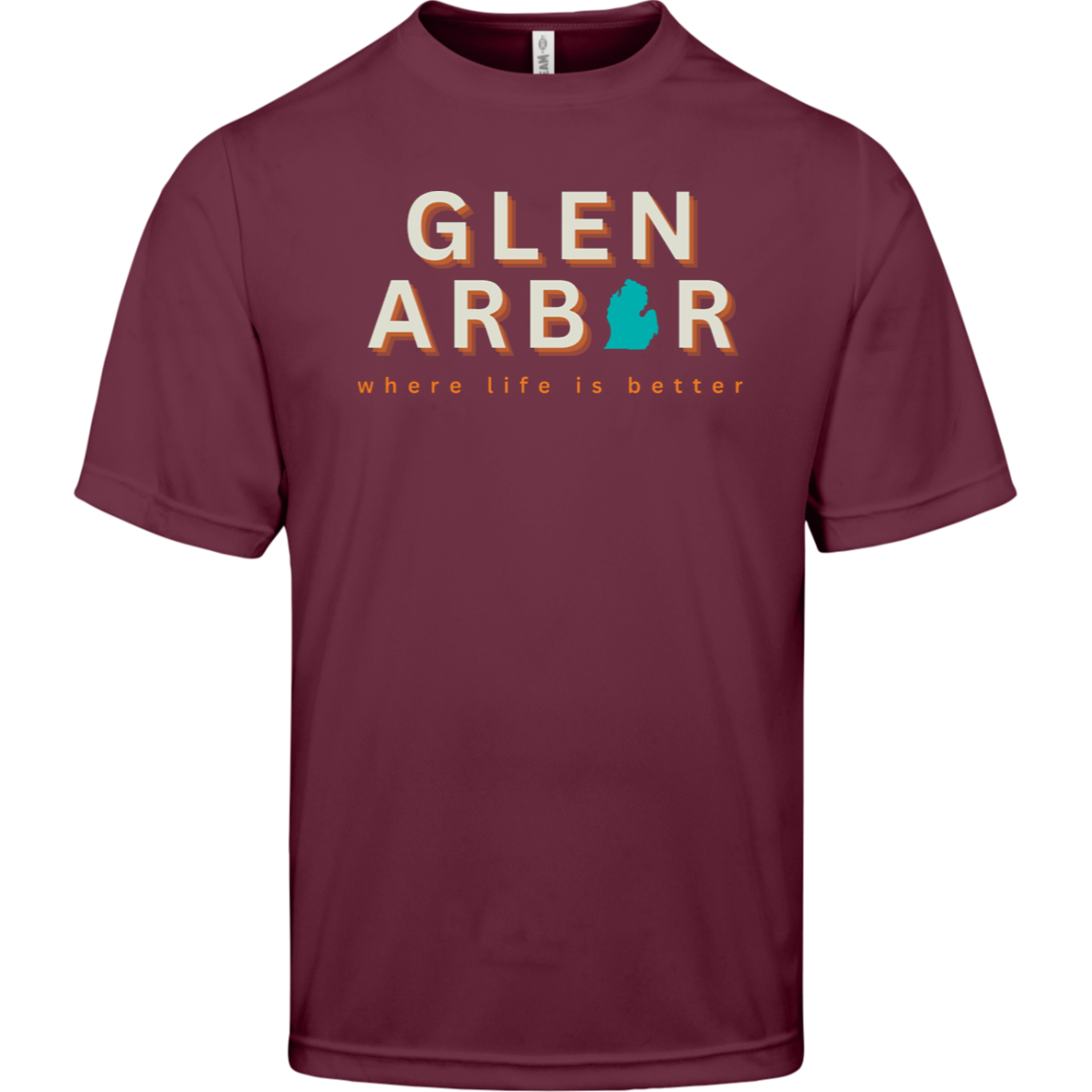 Glen Arbor~Where Life is Better Men's Performance Tee