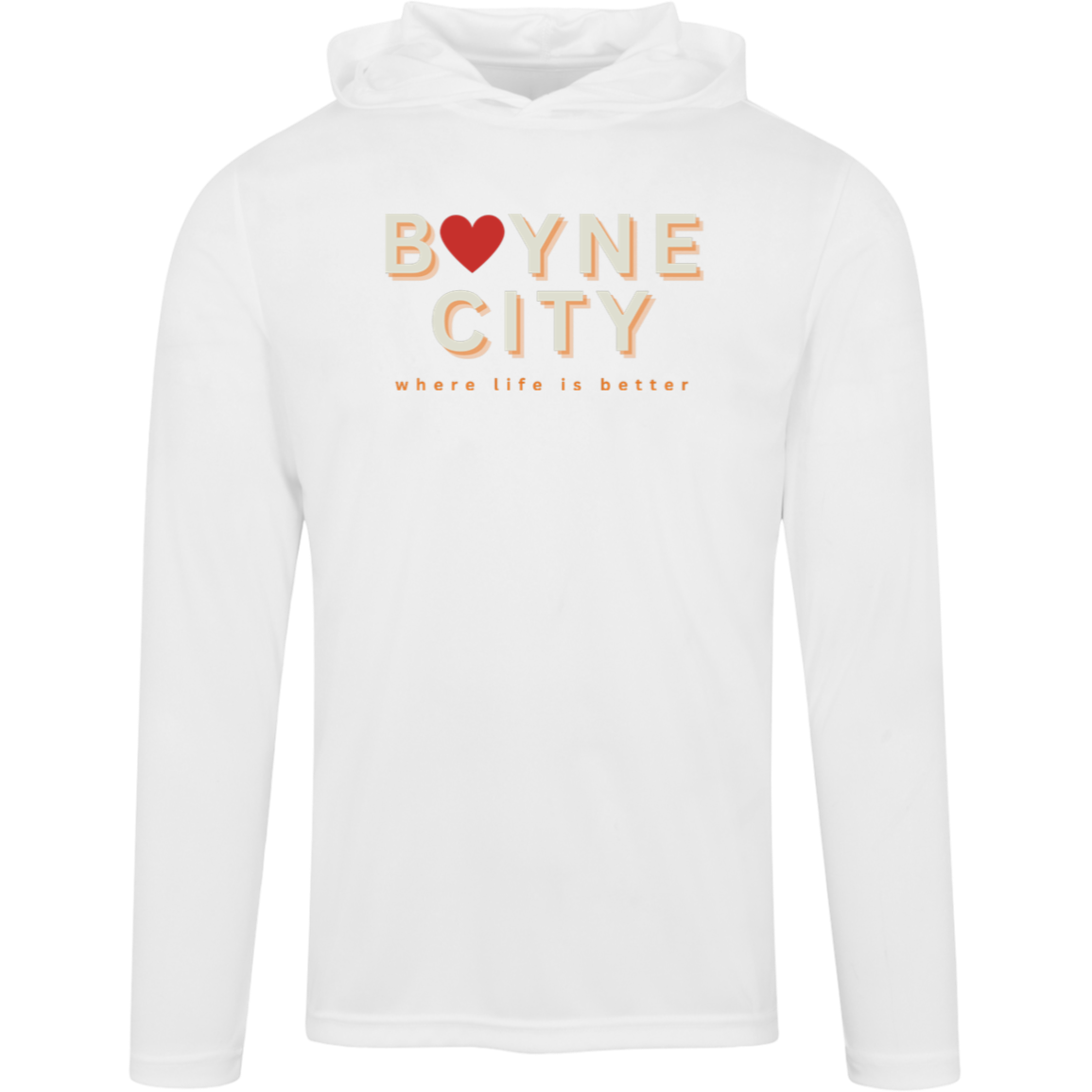 Boyne City-Where Life is Better Men's Super-Lite Performance Hoodie