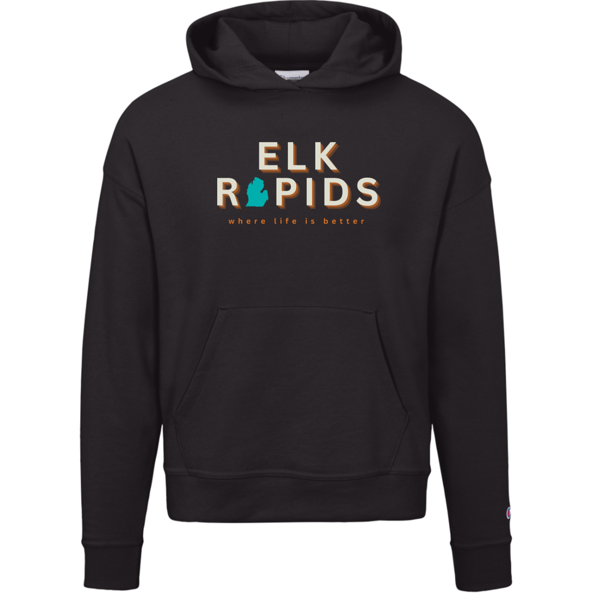 Elk Rapids~Where Life is Better Women's Beachcomber Hoodie