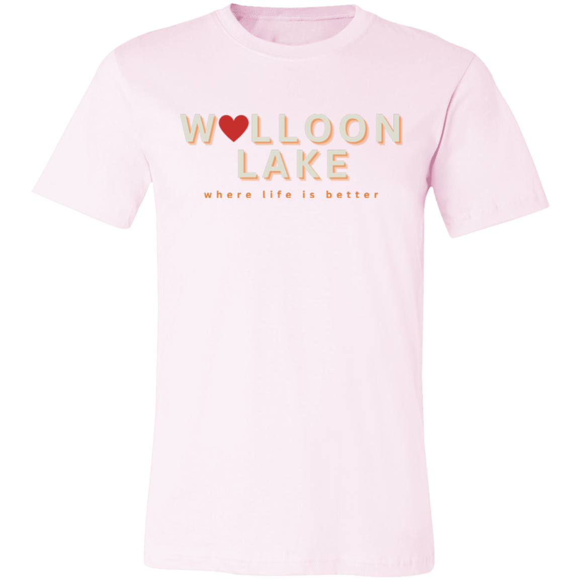 Walloon Lake ~Where Life is Better  Unisex Jersey Tee