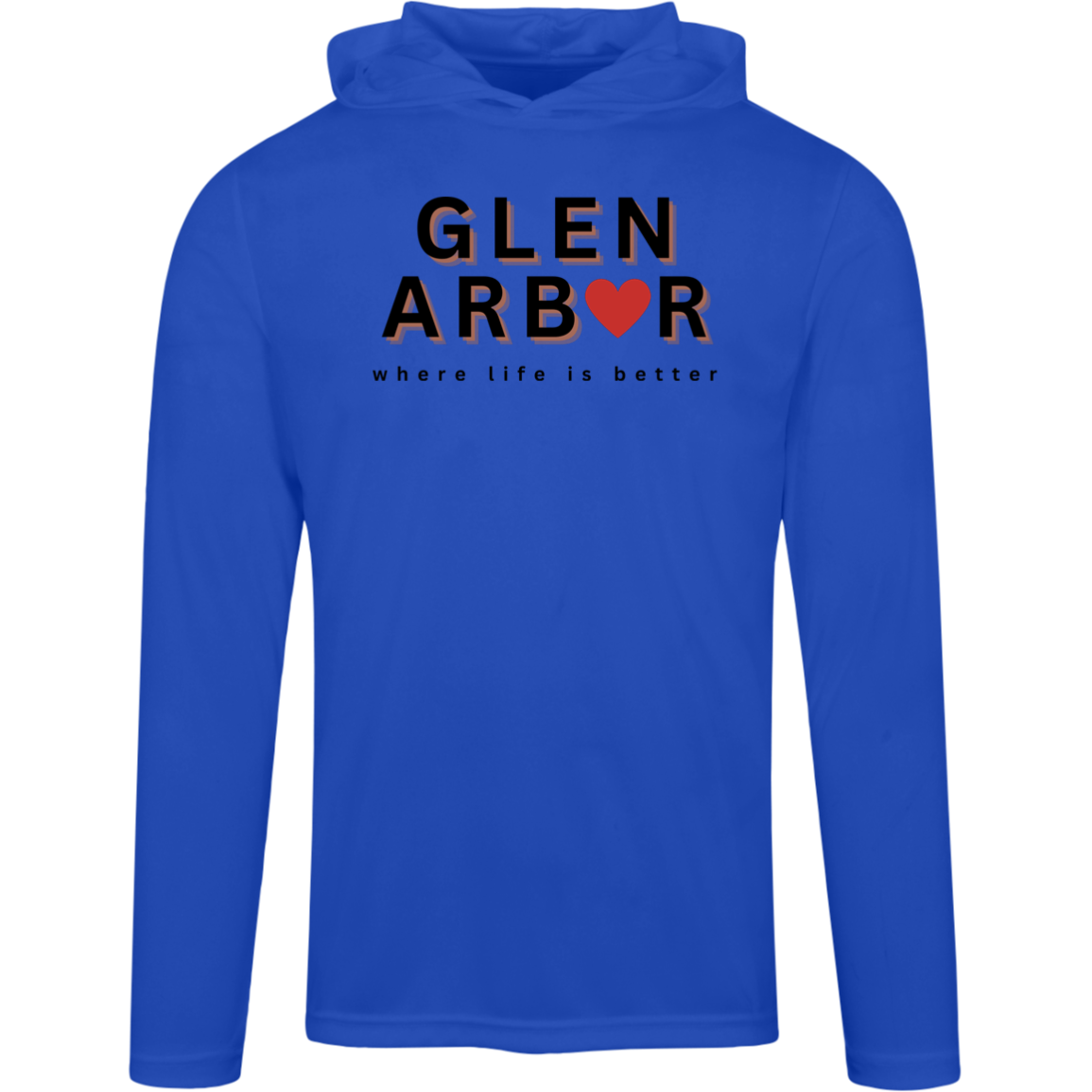 Glen Arbor~Where Life is Better Men's Super-Lite Performance Hoodie