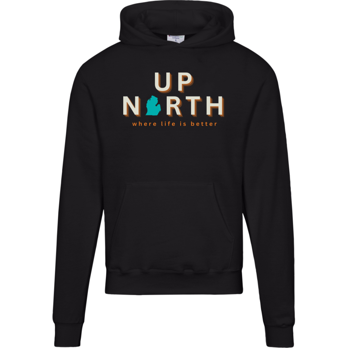 Up North~Where Life is Better Men's Beachcomber Hoodie