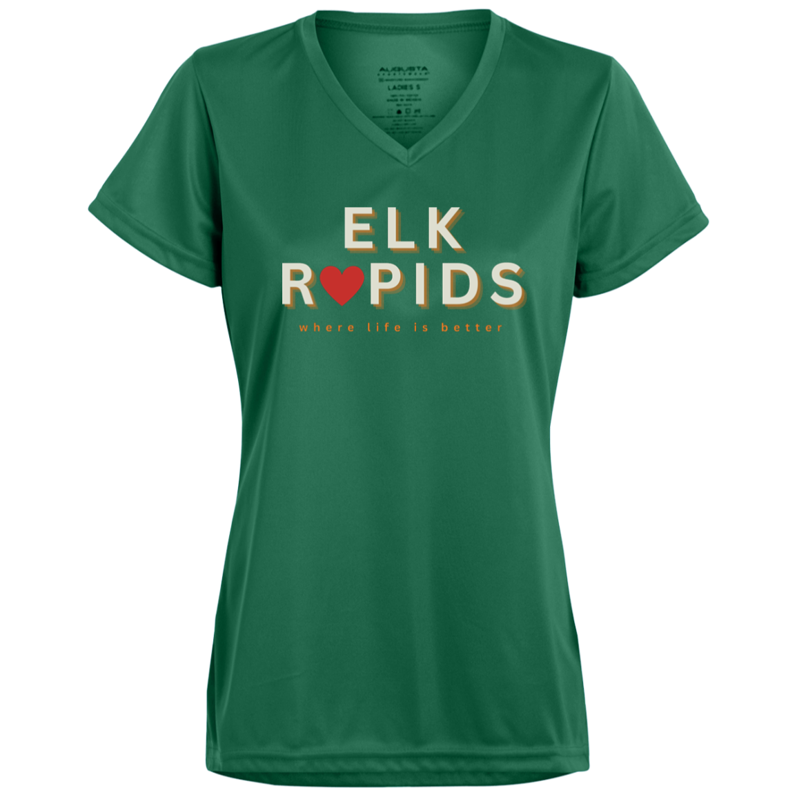 Elk Rapids ~Where Life is Better Ladies’ Performance Tee