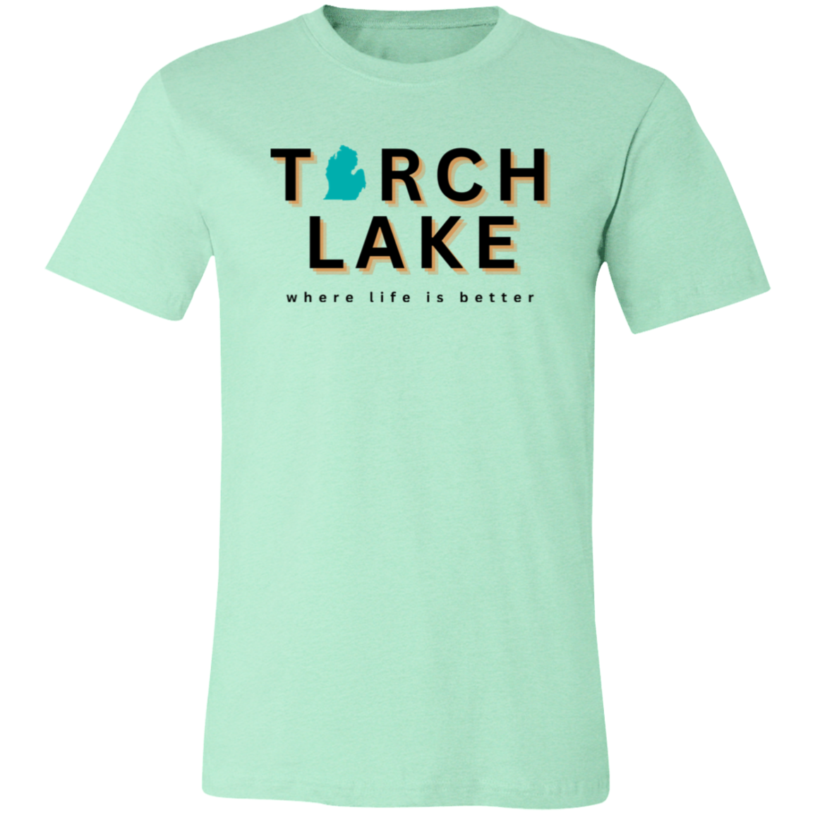 Torch Lake ~Where Life is Better  Unisex Jersey Tee