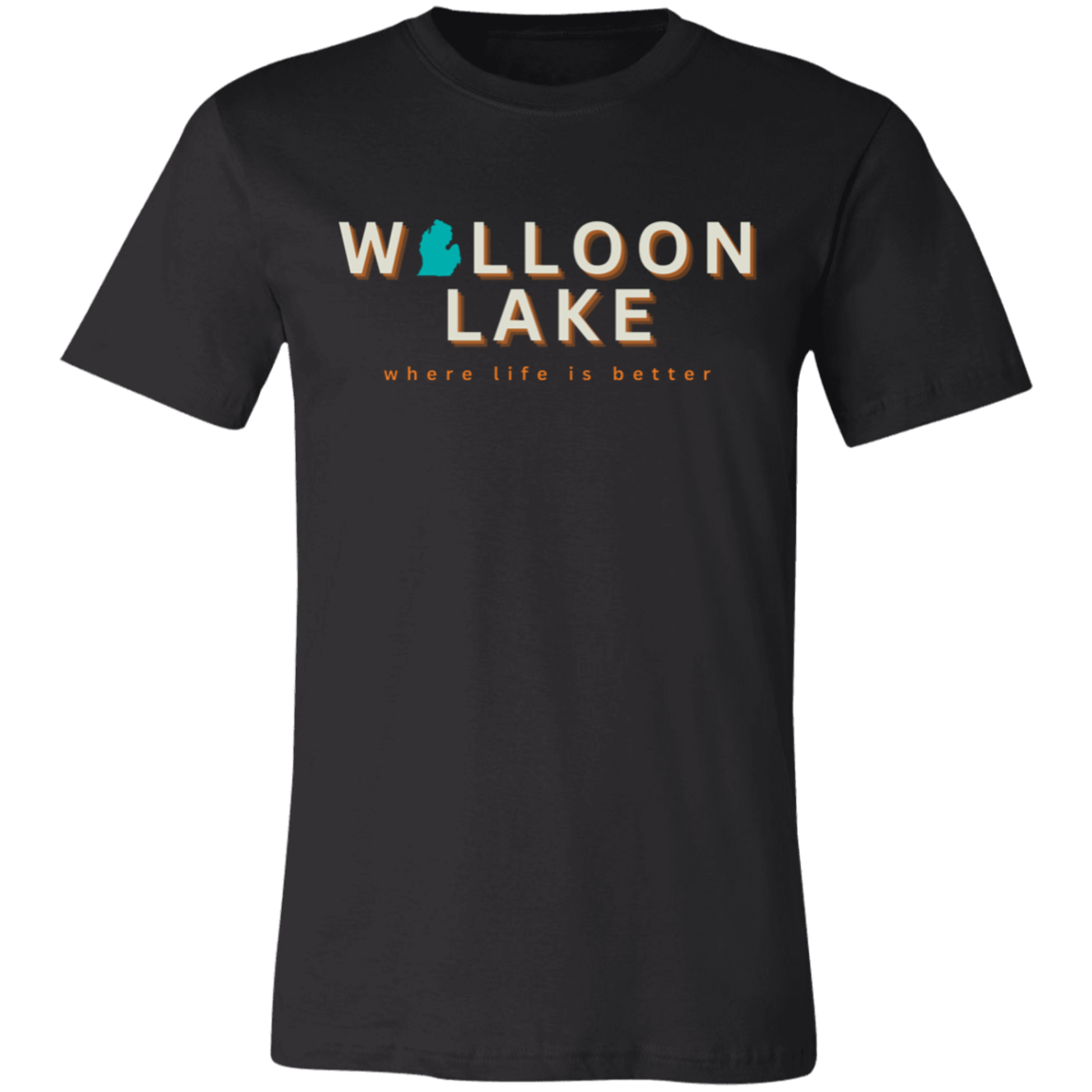 Walloon Lake ~Where Life is Better Unisex Jersey Tee