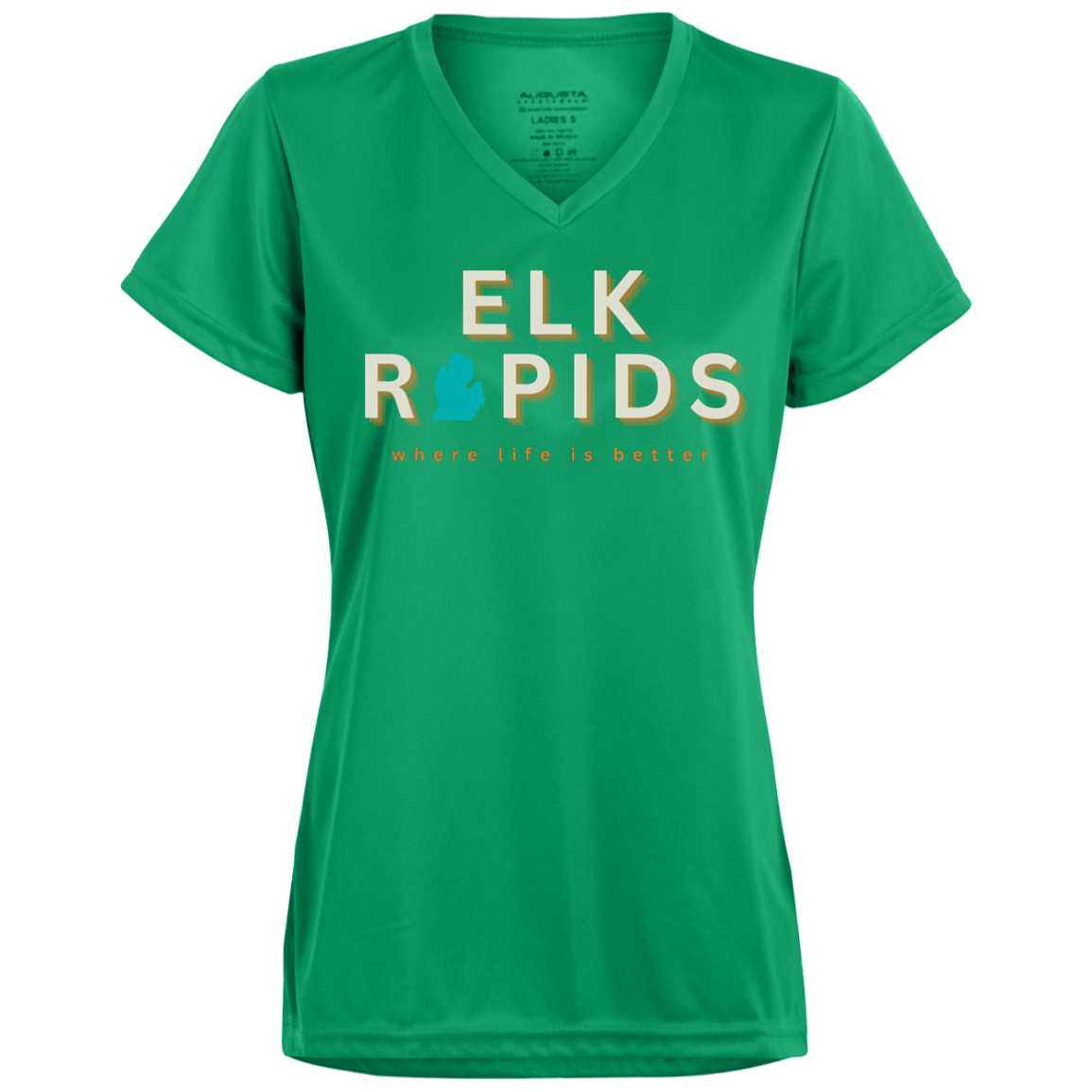 Elk Rapids ~Where Life is Better  Ladies’ Performance Tee