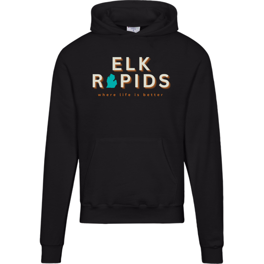 Elk Rapids~Where Life is Better Men's Beachcomber Hoodie