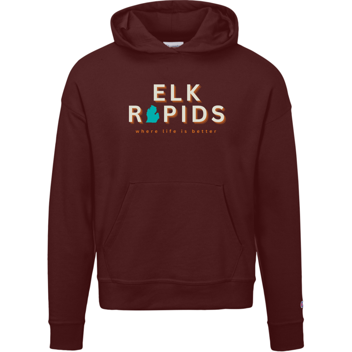 Elk Rapids~Where Life is Better Women's Beachcomber Hoodie