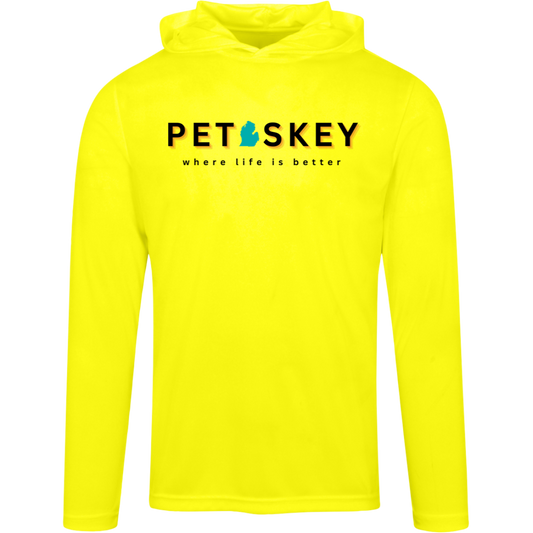 Petoskey~Where Life is Better Men's Super-Lite Performance Hoodie