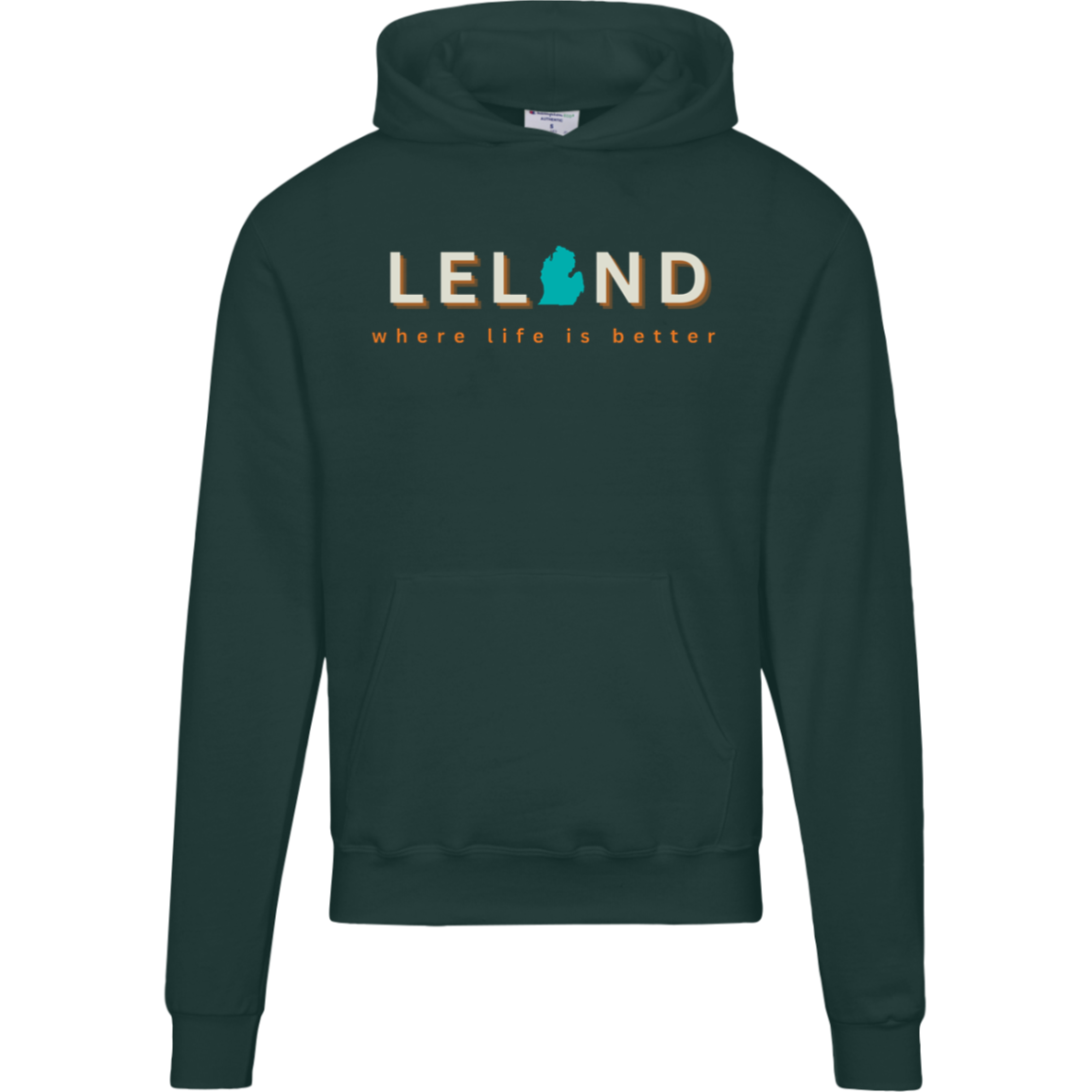 Leland~Where Life is Better Men's Beachcomber Hoodie