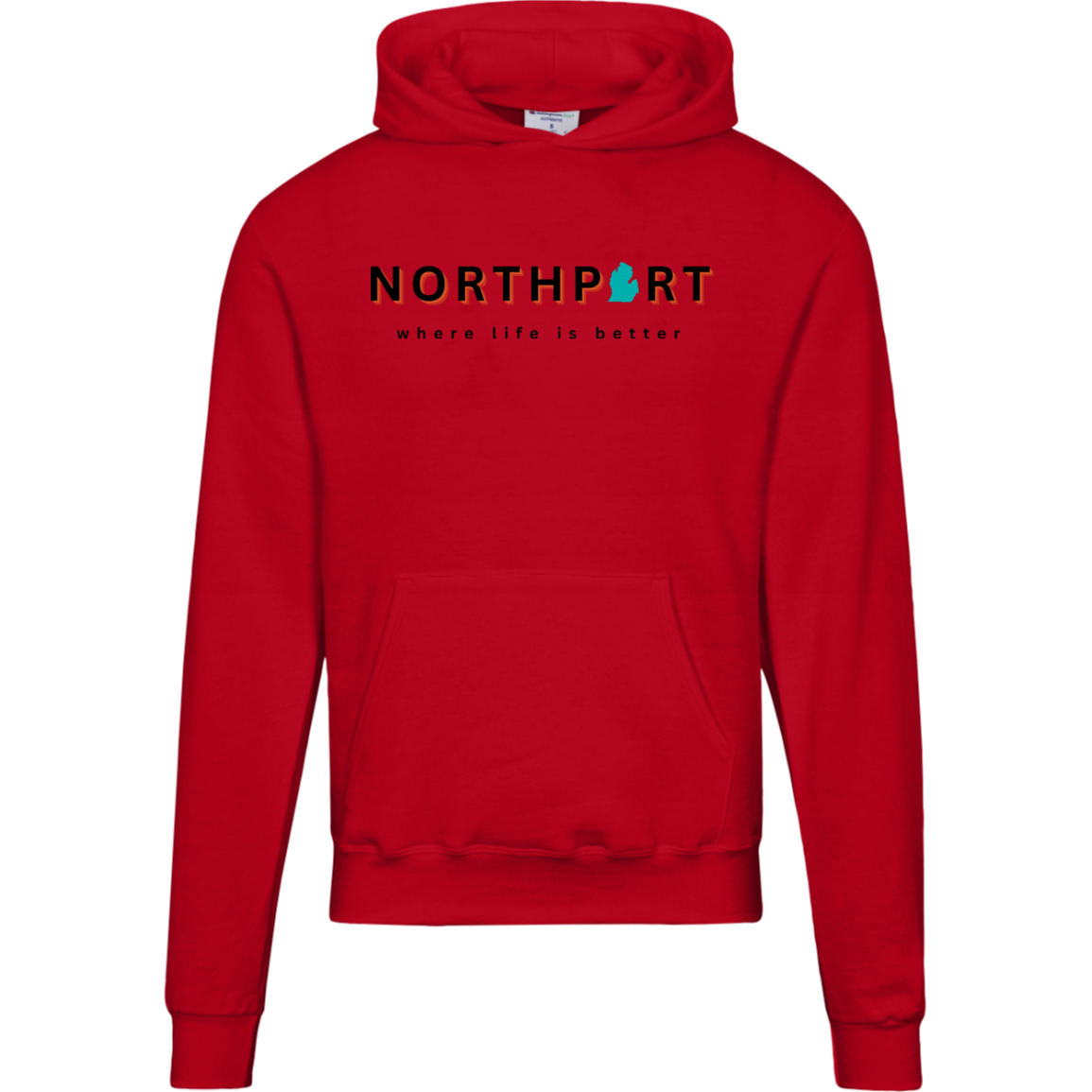 Northport~Where Life is Better Men's Beachcomber Hoodie