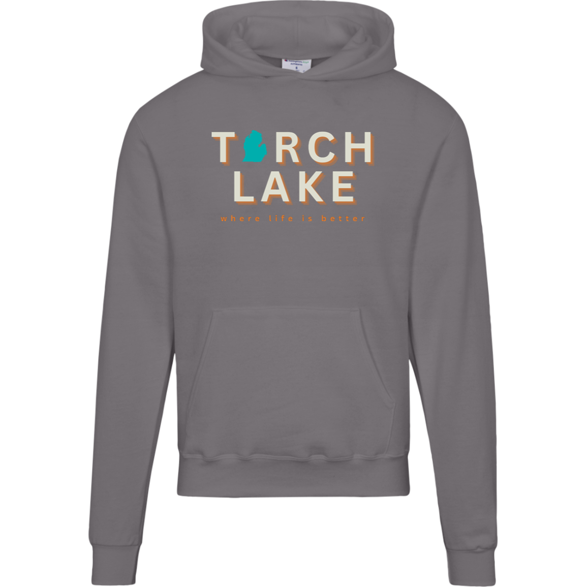 Torch Lake~Where Life is Better Men's Beachcomber Hoodie