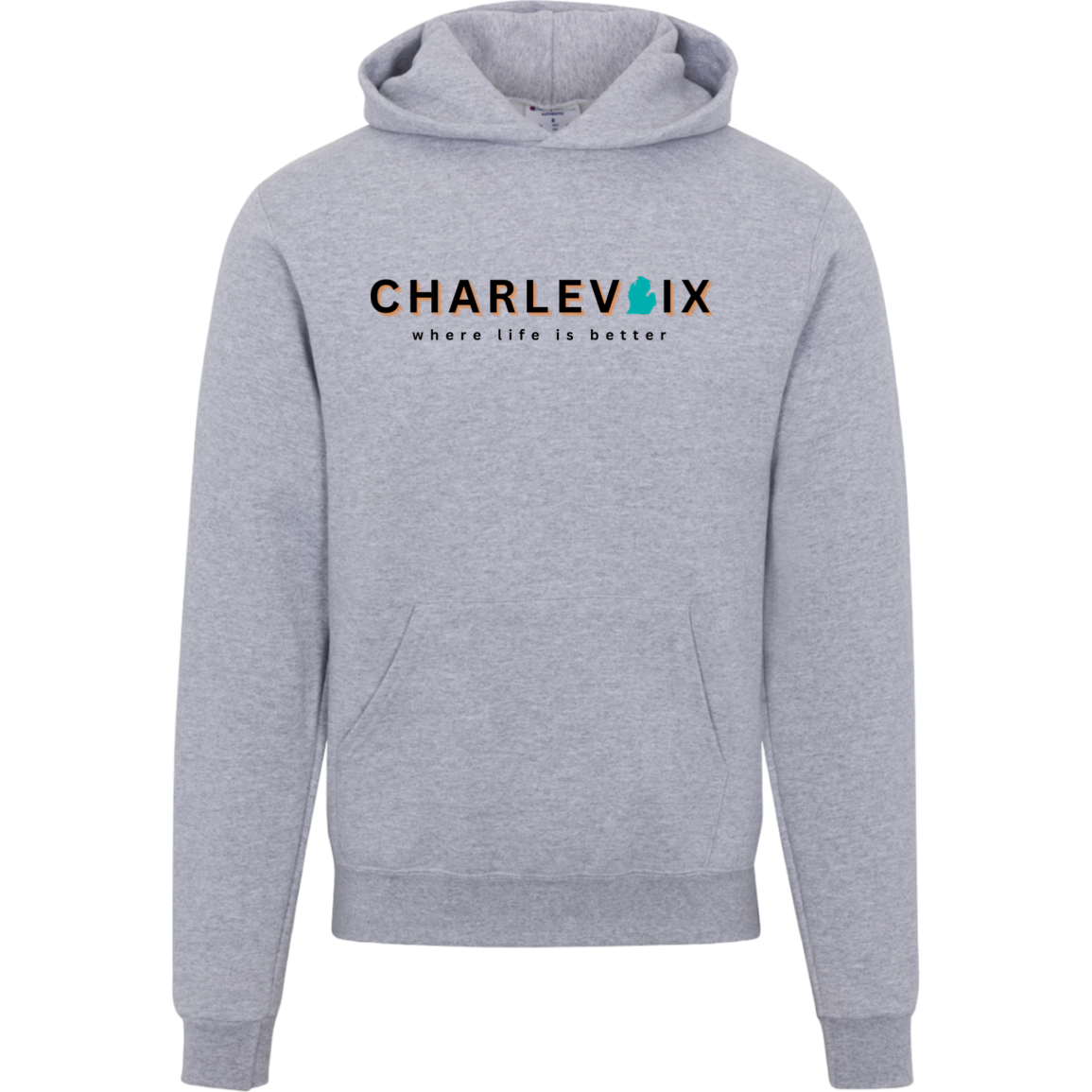 Charlevoix~Where LIfe is Better Men's Beachcomber Hoodie