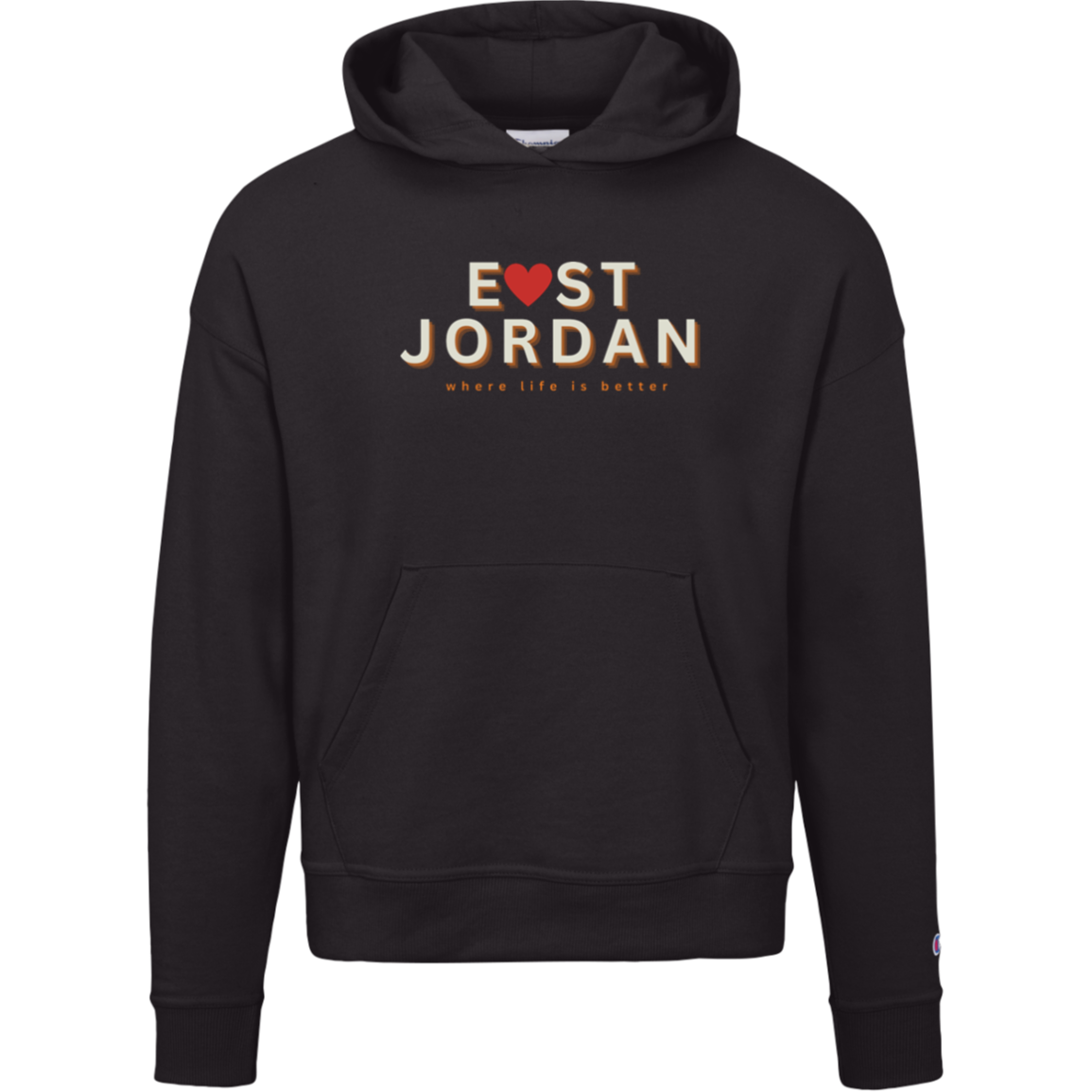 East Jordan~Where Life is Better Women's Beachcomber Hoodie