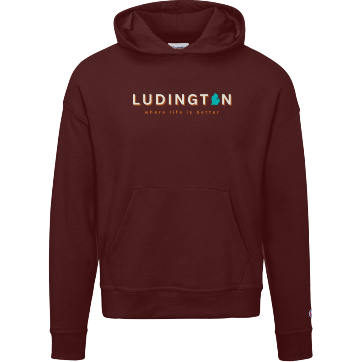 Ludington~Where Life is Better Women's Beachcomber Hoodie