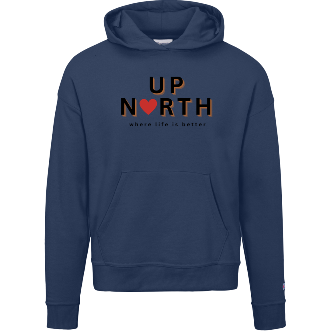 Up North~Where Life is Better Women's Beachcomber Hoodie