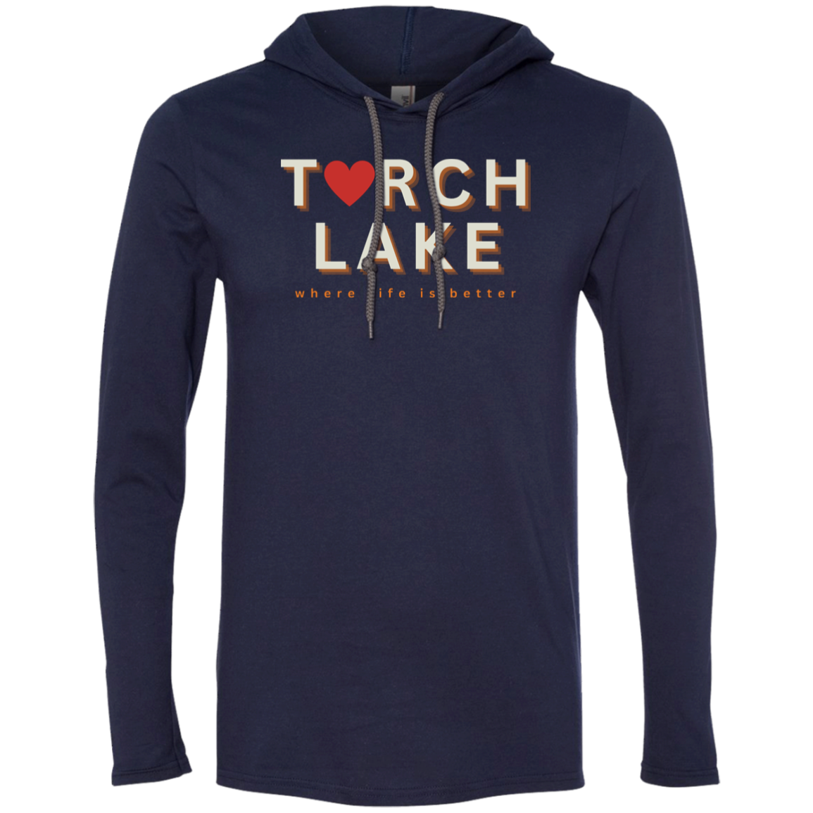 Torch Lake~Where Life is Better Super-Lite Unisex Hoodie