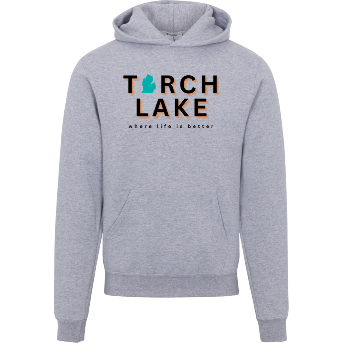 Torch Lake~Where Life is Better Men's Beachcomber Hoodie