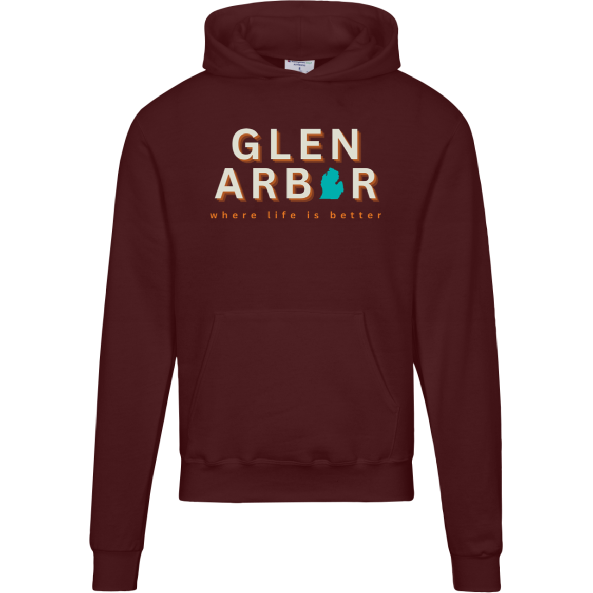 Glen Arbor~Where Life is Better Men's Beachcomber Hoodie