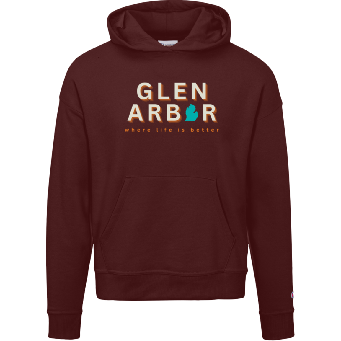 Glen Arbor~Where Life is Better Women's Beacchcomber Hoodie