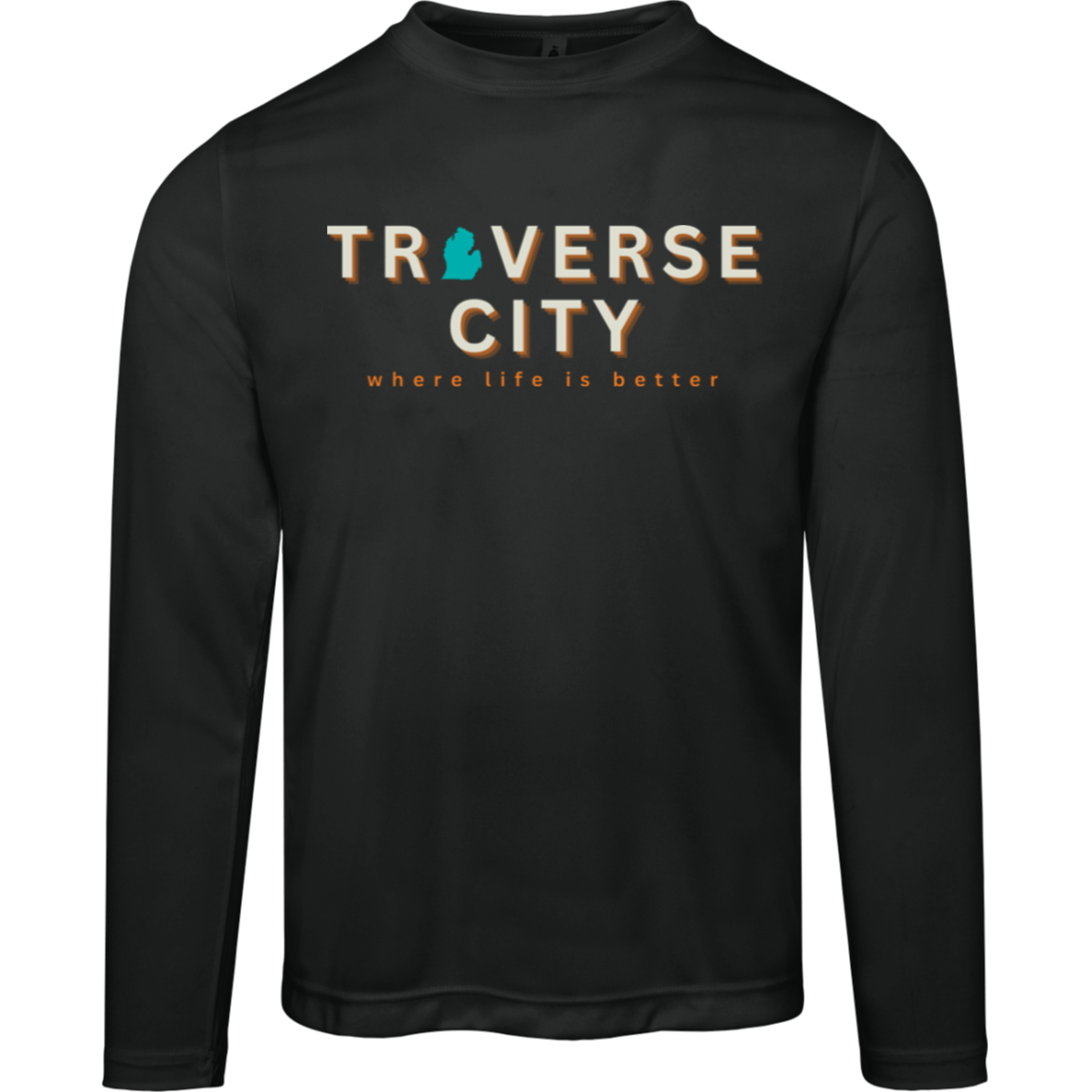 Traverse City~Where Life is Better Men's Performance Tee