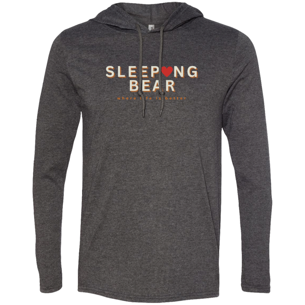 Sleeping Bear~Where Life is Better Super-Lite Unisex Hoodie