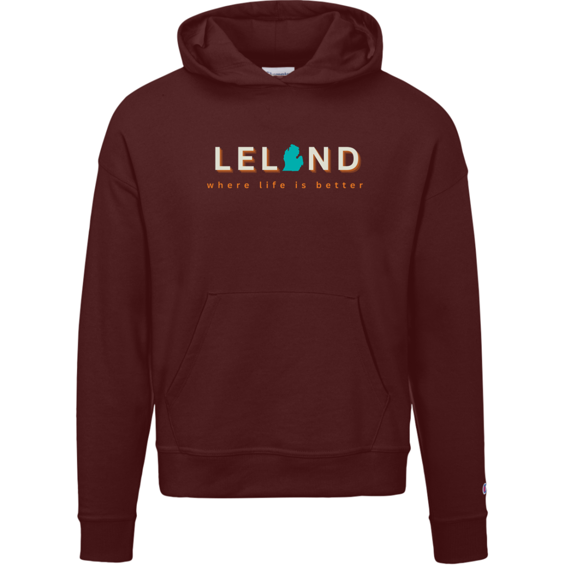 Leland~Where Life is Better Women's Beachcomber Hoodie