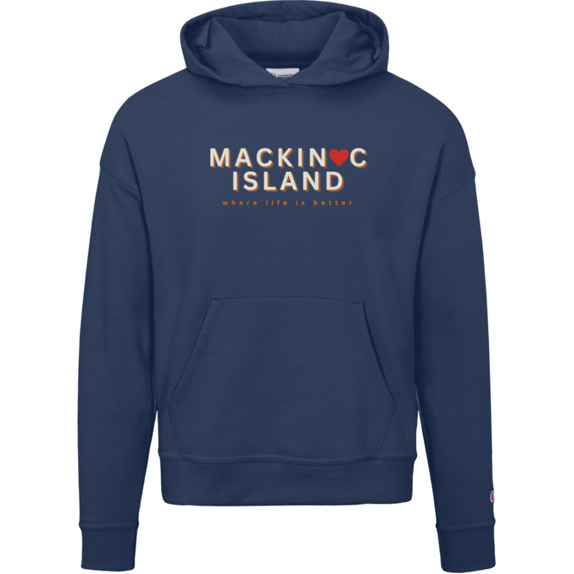 Mackinac Island~Where Life is Better Women's Beachcomber Hoodie