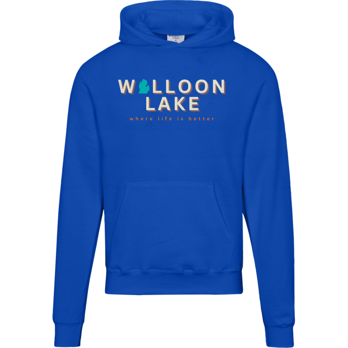 Walloon Lake~Where Life is Better Men's Beachcomber Hoodie