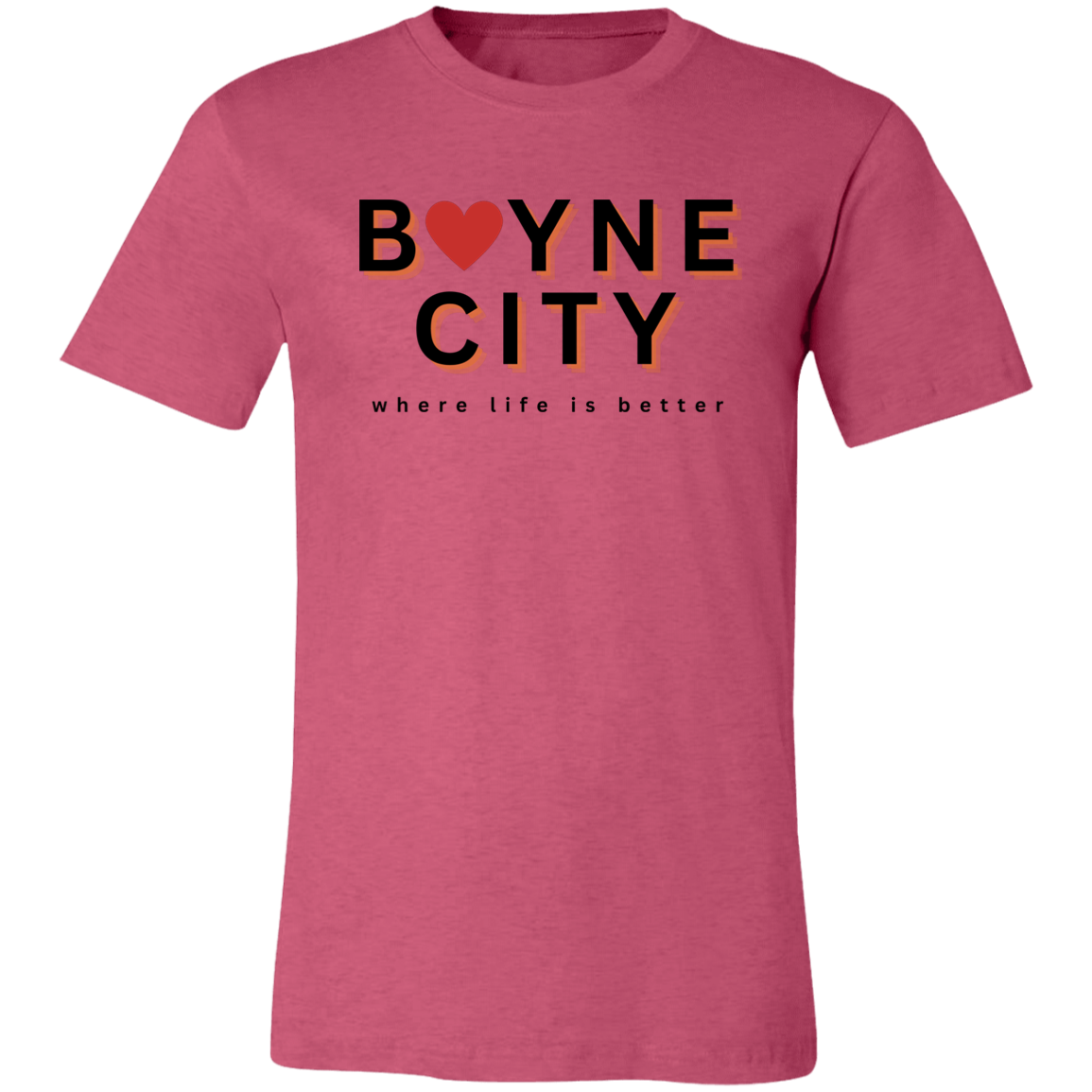 Boyne City ~Where Life is Better Unisex Jersey Tee