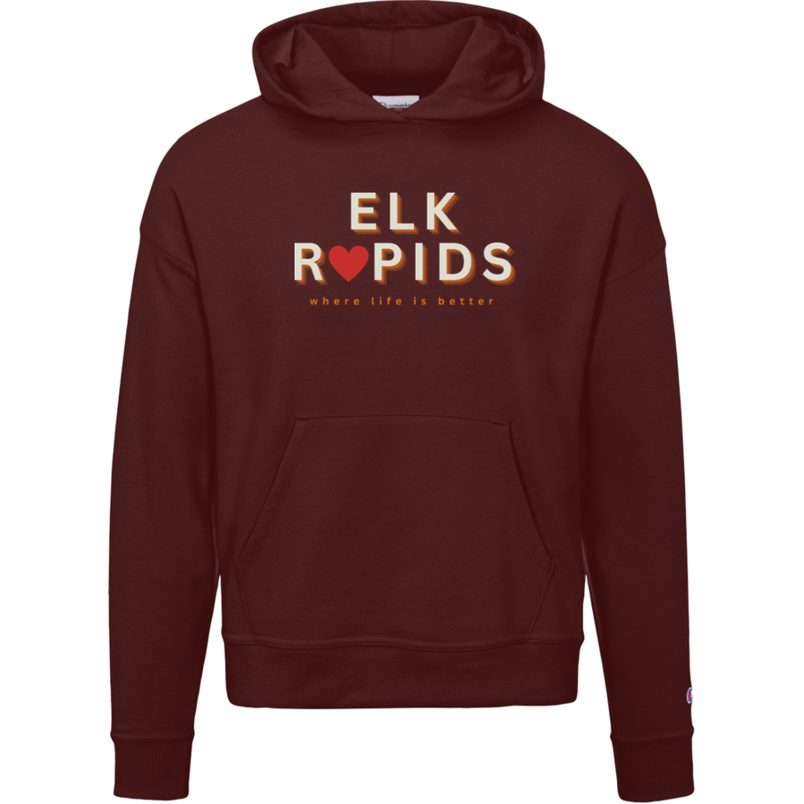 Elk Rapids~Where Life is Better Women's Beachcomber Hoodie