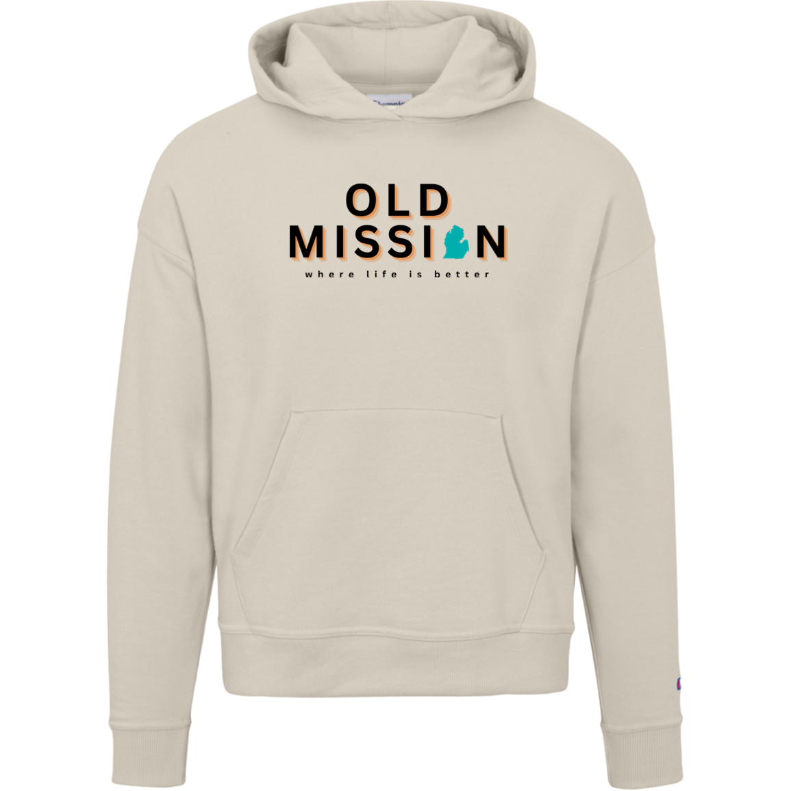 Old Mission~Where Life is Better Women's Beachcomber Hoodie