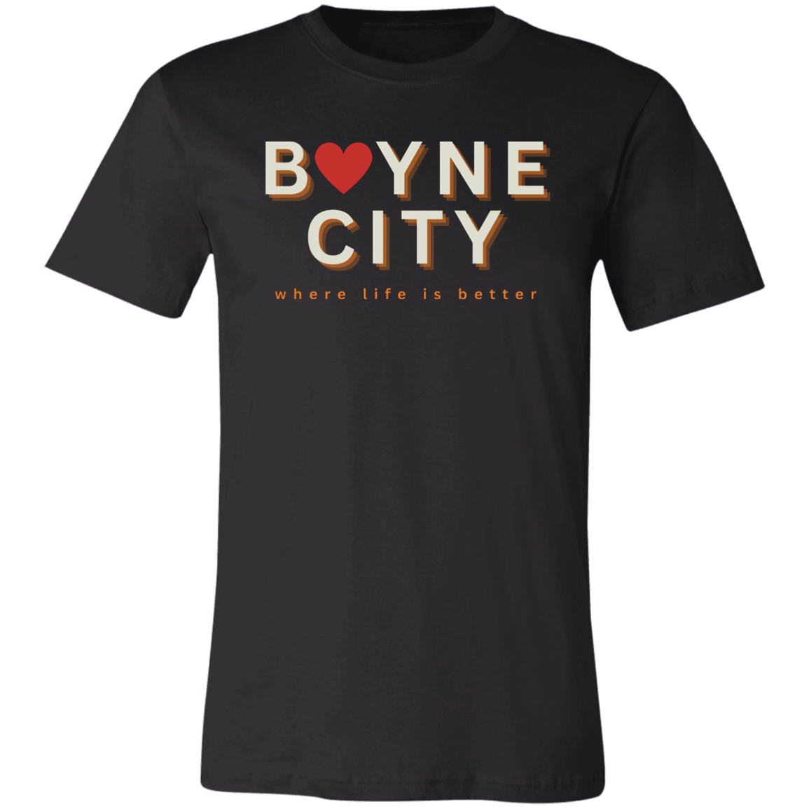 Boyne City ~Where Life is Better Unisex Jersey Tee