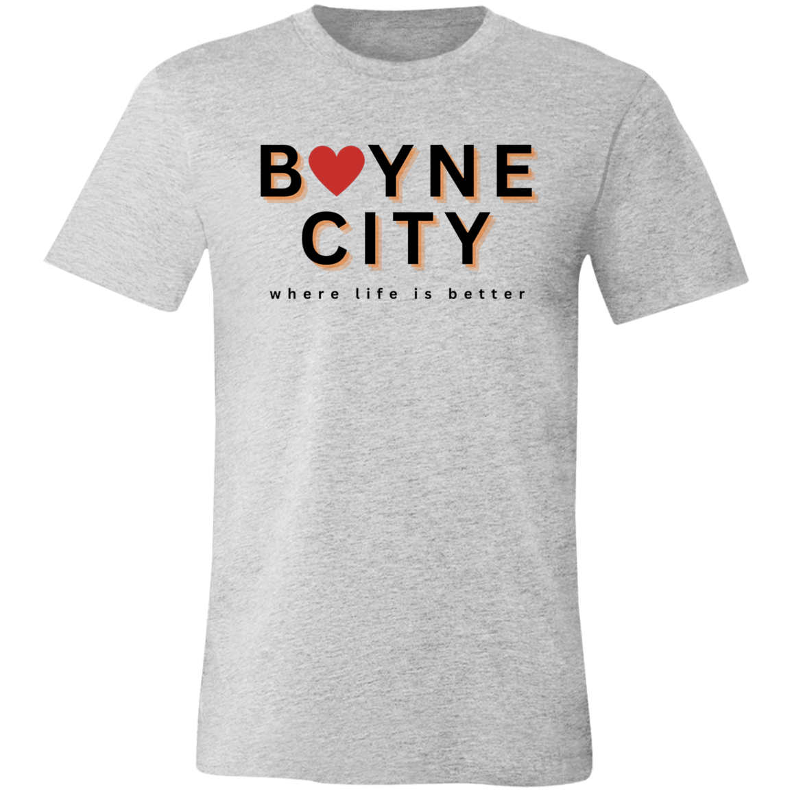 Boyne City ~Where Life is Better Unisex Jersey Tee