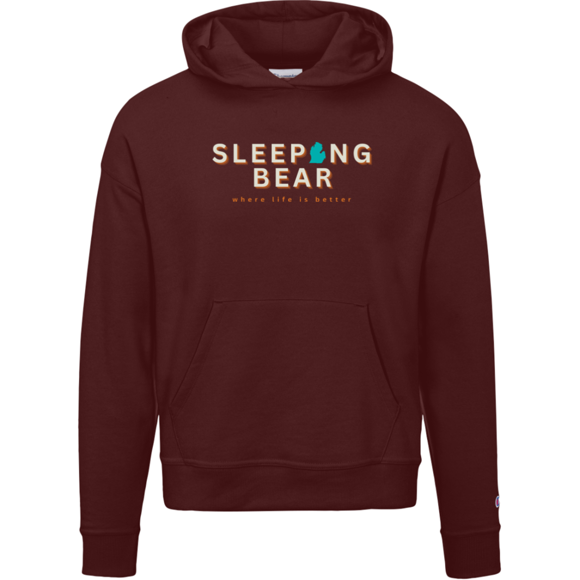 Sleeping Bear~Where Life is Better Women's Beachcomber Hoodie