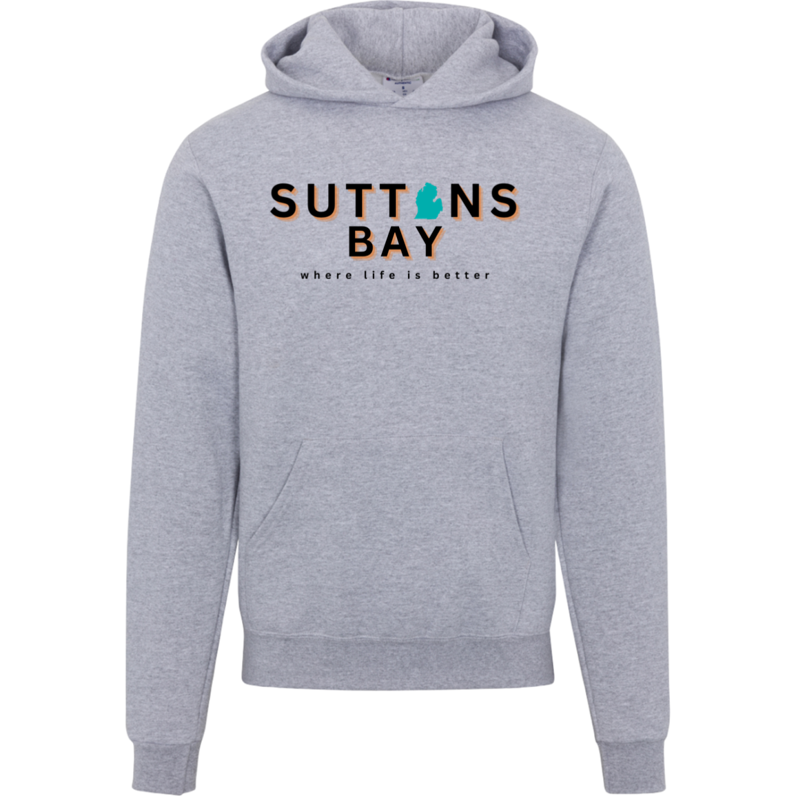 Suttons Bay~Where Life is Better Men's Beachcomber Hoodie