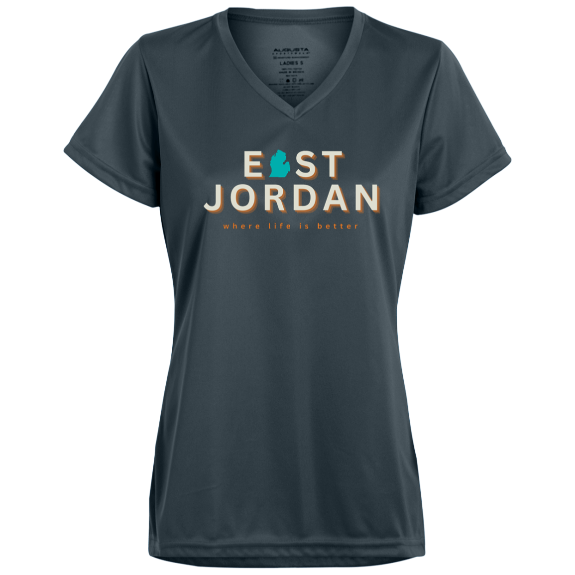 East Jordan ~Where Life is Better Ladies’ Performance Tee